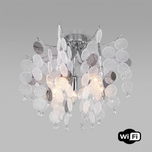 Bogate's Люстра E14 5x60W 450x375 металл/хром Bolla 334/5 a053990