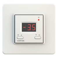 Welrok терморегулятор для снеготаяния kt, СУ, 16А, 3000W, 0…10, -20...-1 °C, датчик в компл (дл. 3м)