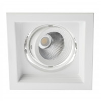 ЭРА св-к встр. св/д карданный 1х9W (810Lm) 4K  4000К 130х130х100 белый SKD-11-36-40K-W09 1163