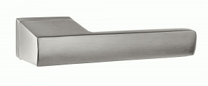 Ручка дверная компл.прямоуг.основ. PUERTO Капеллини никель супер матовый INAL 558-01 MSN