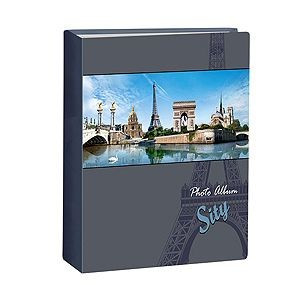 Фотоальбом (Ф/а) Image Art 007 100PP 100лист. ПВХ, 10х15, термосварка, бум. обложка, город