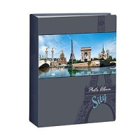 Фотоальбом (Ф/а) Image Art 007 100PP 100лист. ПВХ, 10х15, термосварка, бум. обложка, город