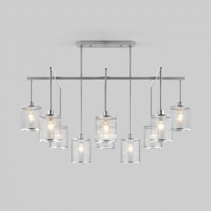 Eurosvet люстра 10x60W E14 1070х510х730 мет прозр./хром Inari 60144/10 Умный дом a061948