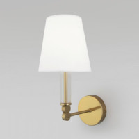 Eurosvet Бра 1x40W E14 210х150х330 мет белый/латунь Conso 60145/1 Умный дом a061949