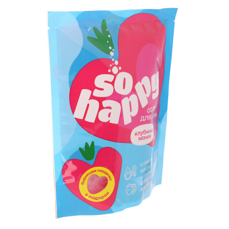 Соль для ванн "SOHappy" Клубника Мания/Лавандовые мечты, 500г