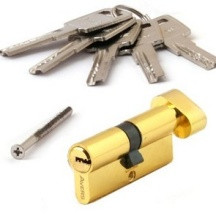 Личина Avers ZM-70-C-G (золото) перфоключ с Вертушкой (материал ЦАМ)  \10 (100)
