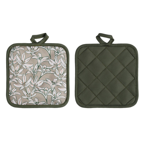 PROVANCE Эвкалипт Прихватка, 100% полиэстер, 17х17см, зелёный