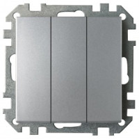 Bylectrica СТИЛЬ мех. 3 кл. выключателя серебро, (С0510-529 серебро)