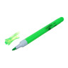 ClipStudio Маркер-выделитель зеленый, круглый корпус, скошенный наконечник