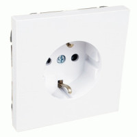 Bylectrica CARRE мех. роз. 1 мест. (земля корп. ABS) белый (РС16-1602)