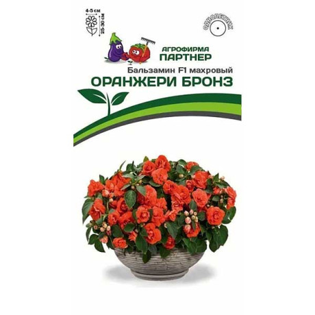 Бальзамин Оранжери Бронз Партнер Ц