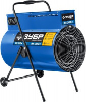 Пушка ЗУБР "ПРОФЕССИОНАЛ" "круглая" тепловая электрич, гладкий нерж ТЭН, 12/24 кВт, 380В zuТП-П24