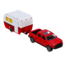 ИГРОЛЕНД Машина с прицепом "Автокемпер", инерция, металл, ABS, 21,5х5,3х6,9 см, 10 дизайнов
