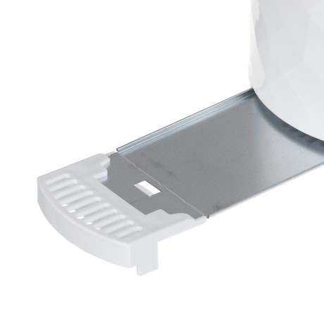 LEBEN Тостер, 650 Вт, 2 слота, режим разморозки, поддон для крошек, пластик, металл, белый