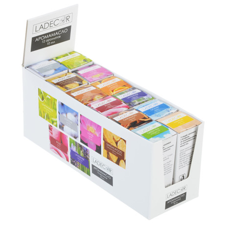 LADECOR Аромамасло 10мл, 12 ароматов