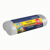 Пакеты фасовочные для завтраков 25*32см,6мкм,ПНД,100шт,рулон,091717/ AZUR