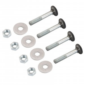 Домарт болт деативный 8х50,шайба,гайка, черный компл.5шт)30)