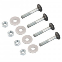 Домарт болт деативный 8х50,шайба,гайка, черный компл.5шт)30)