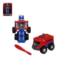 ИГРОЛЕНД Робот "Воин города" трансформирующийся, отвертка, свет, звук, 3хLR41, ABS, 14,5х16х23,7см