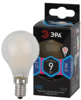 ЭРА F-LED шар G45 E14 9W(770Lm) 4000K 4K филамент (нитевидная) матов.75х45 P45-9W-840-E14 frost 5298