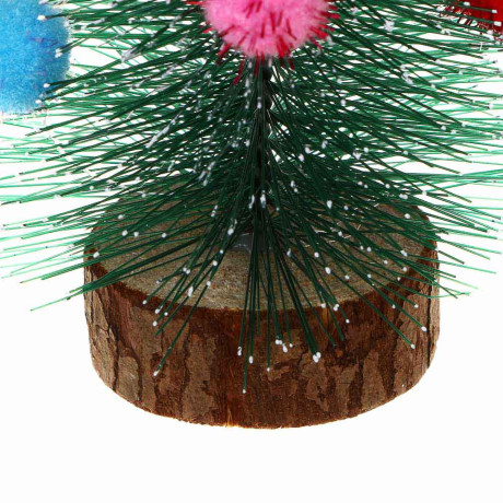 СНОУ БУМ Елка ершик, зеленая, 20 см, пластик, дерево, 26-54