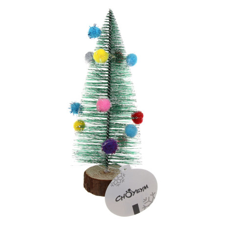 СНОУ БУМ Елка ершик, зеленая, 20 см, пластик, дерево, 26-54