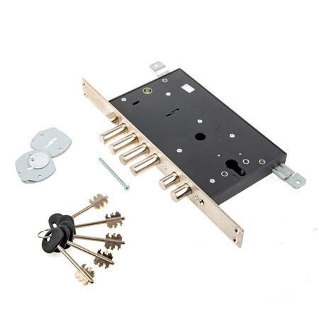 Замок врез ЗВСП-2Т-МЦ-ЗЩ универ. (комбинированный) Меттэм  \5