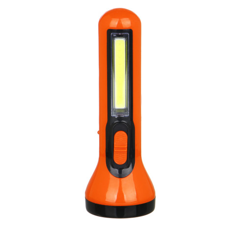 ЕРМАК Фонарь ручной, аккумуляторный, COB+LED, 2 режима, 1200мАч,  зарядка USB, 50х145х50 мм