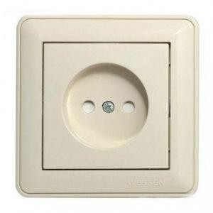 Systeme Electric W59 роз. СУ 1 мест. 16А слон. к. (пл.осн., штор.) РС16-151-28 (20!)