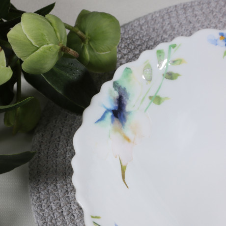 MILLIMI Шабер Салатник, опаловое стекло, 19см