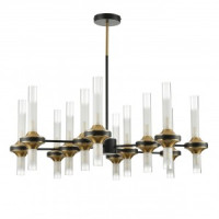 LUMION 8112/24 NEOCLASSI LN25 черн./бронза/прозр., мет./стекло люстра G9 24x30W 220V TAMARESA