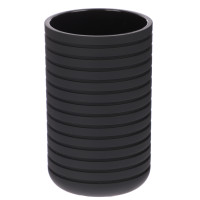 Стакан LAGO, чёрный, пластик, SWP-2410-BLK-02