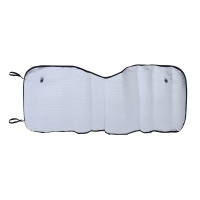 ЕРМАК Шторка солнцезащитная на лобовое стекло, 145x70см, графитовая, 10033S