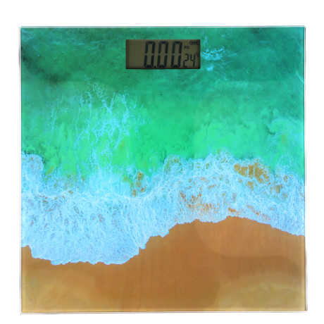 LEBEN Весы напольные электронные "Релакс", ЖК-дисплей, макс. нагр.до 180кг, 28х28х0,5см