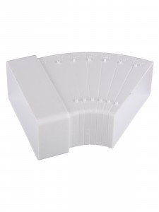 TDM Колено для прямоугольных воздуховодов вент. разноугловое, 60х120  SQ1807-1747