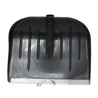 Лопата снег. пласт с пл. 460х370 Аляска d40 черная (10)