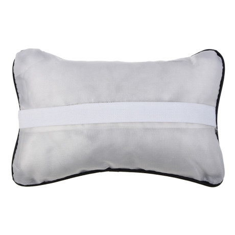 РОКОТ Подушка на подголовник косточка, компакт, 25x15см, экокожа, коричневый