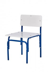 Стульчик детский растущий Фея Мой малыш, 1-2 гр., белый-синий (мест 1)