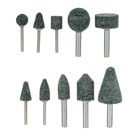 Набор шарошек для дрели (ПШМ) 10 шт Denzel