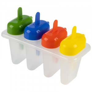 Формочки д/мороженого GELATO (4 ячейки по 65мл), 102923 Mallony