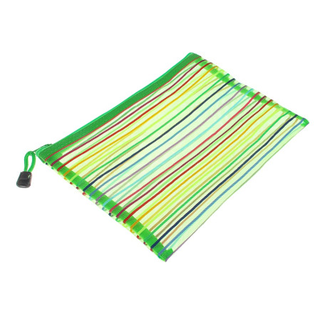 ЮL Конверт универсальный "Мультиколор" ф А4 на молнии 33,5х24см, полиэстер сетка, 6 цветов