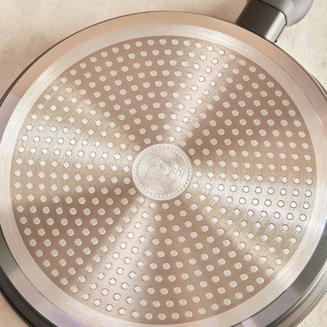 SATOSHI Стоун Сковорода литая блинная d24см, антипригарное покрытие Мрамор, индукция