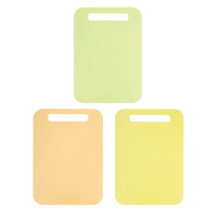 Доска разделочная, пластик, 17х24 см, 3 цвета