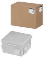 TDM Коробка распред. ОУ для прямого монтажа 80х80х50 7гермов., серая IP54 ПМ БЕЗ ИНД.ШК SQ1401-7112