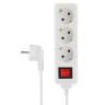 FORZA Удлинитель 3 гнезда, 5м, с зазем, выкл., евро, с защит. шторками,16A,3500Вт
