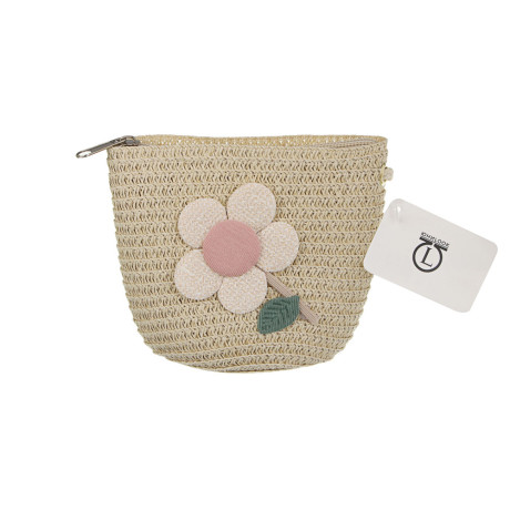 Сумка плетенная с декором на длинном ремне, тм ЮL, 12x6 см, папирус, полиэстер