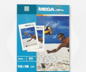 Бумага для полноцв.струй.печ. MEGAJET (10х15,270г,ULTRA PHOTO,глянц,50л/пач)Герм. 56227
