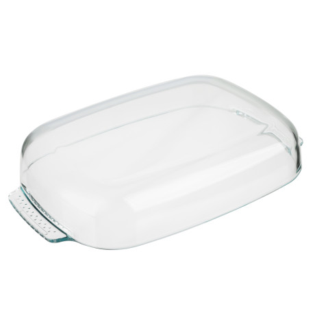 SATOSHI Форма для запекания жаропрочная прямоугольная, с ручками, стекло, 38х25,5х6,5см, 3,8л