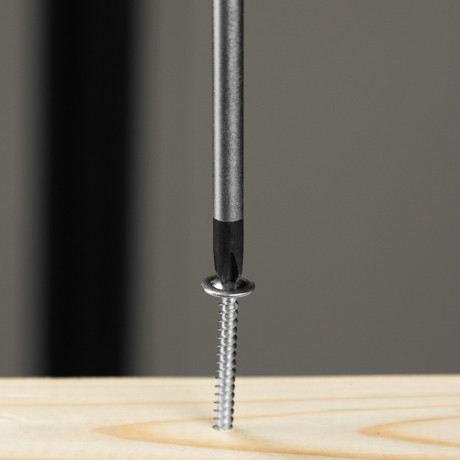 Отвертка, PH2х100 мм, S2, 3к рукоятка Denzel