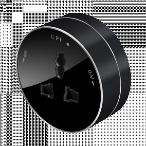 Systeme Electric MultiTrack роз. ОУ 1 мест. универсальная 13А, 250В Антрацит MTK13002B